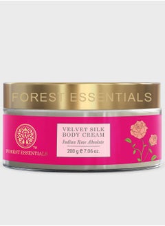 Forest Essentials Silk Velvet Body Cream Indian Rose Absolute 