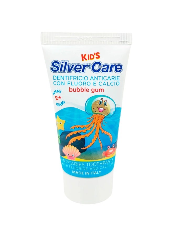 Silver Care Kids Toothpaste 2+ years - Bubble Gum 50ml
