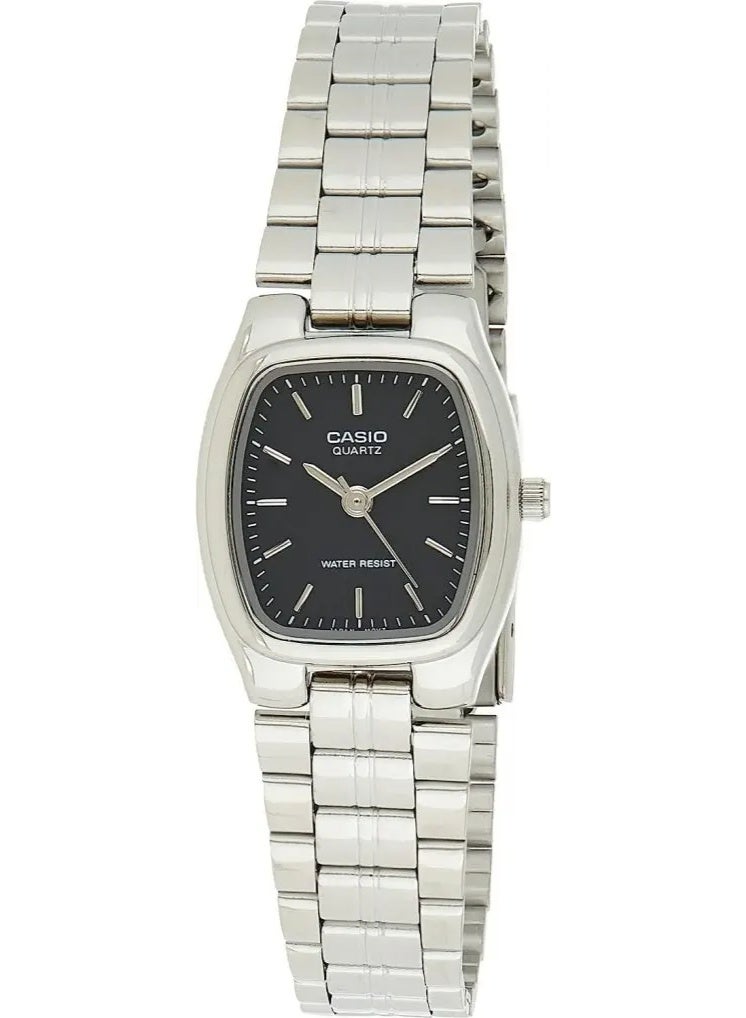 Casio Womens Quartz Watch, Analog Display and Stainless Steel StrapLTP-1169D-1ARDF - Image 1