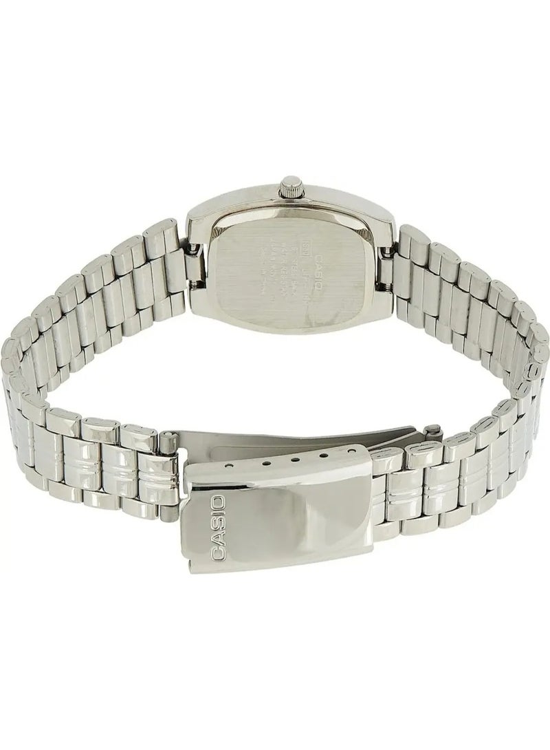 Casio Womens Quartz Watch, Analog Display and Stainless Steel StrapLTP-1169D-1ARDF - Image 3