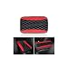 Couslcd Auto Center Console Pad Universal Waterproof Armrest Seat Box Cover Car Interior Accessories Leather Auto Armrest Cover Protector for Most Vehicle SUV Truck Red - Image 2