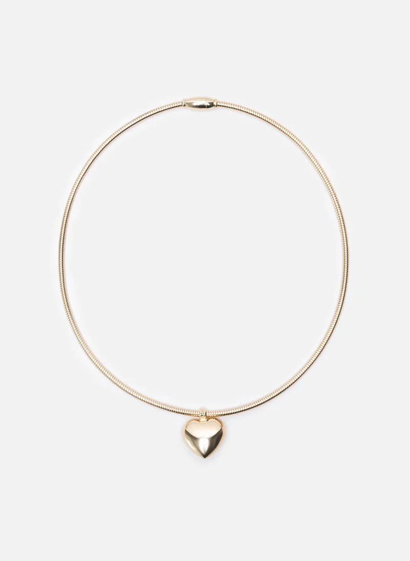 Lichi  Round chain with heart pendant for Women | Best Price UAE