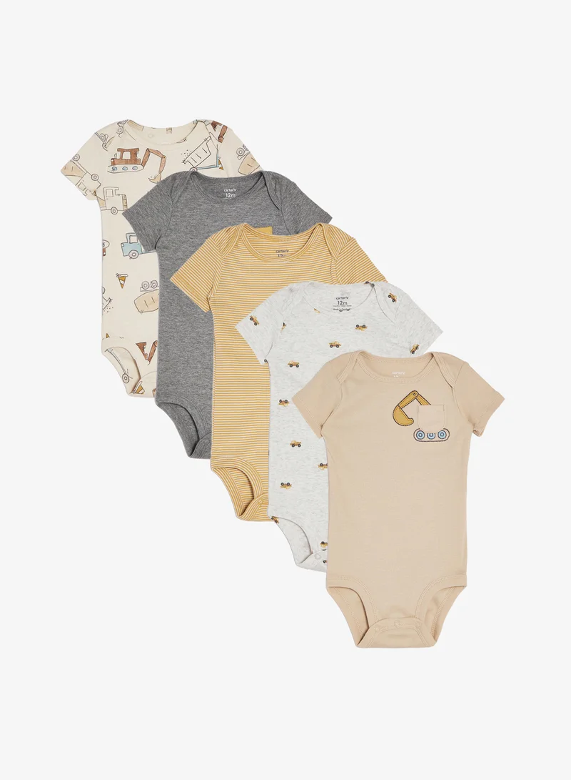 carter's Infant 5 Pack Of Printed Bodysuit