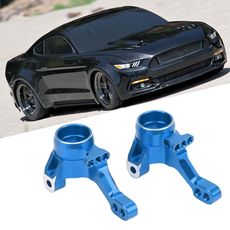 Aluminum Alloy Steering Cup Knuckle Arm Blue Upgrade for 1 10 RC Car - Image 4