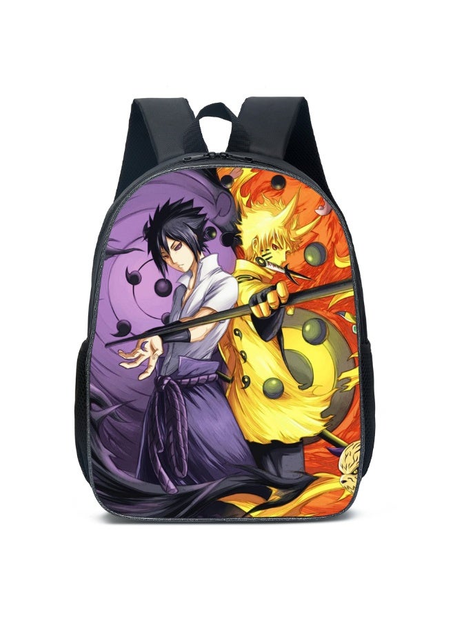 ناروتو الكرتون أنيمي على ظهره الحقائب المدرسية للمراهقين وطلاب المدارس الابتدائية الرجال والنساء الترفيه الرياضة الظهر - Image 1