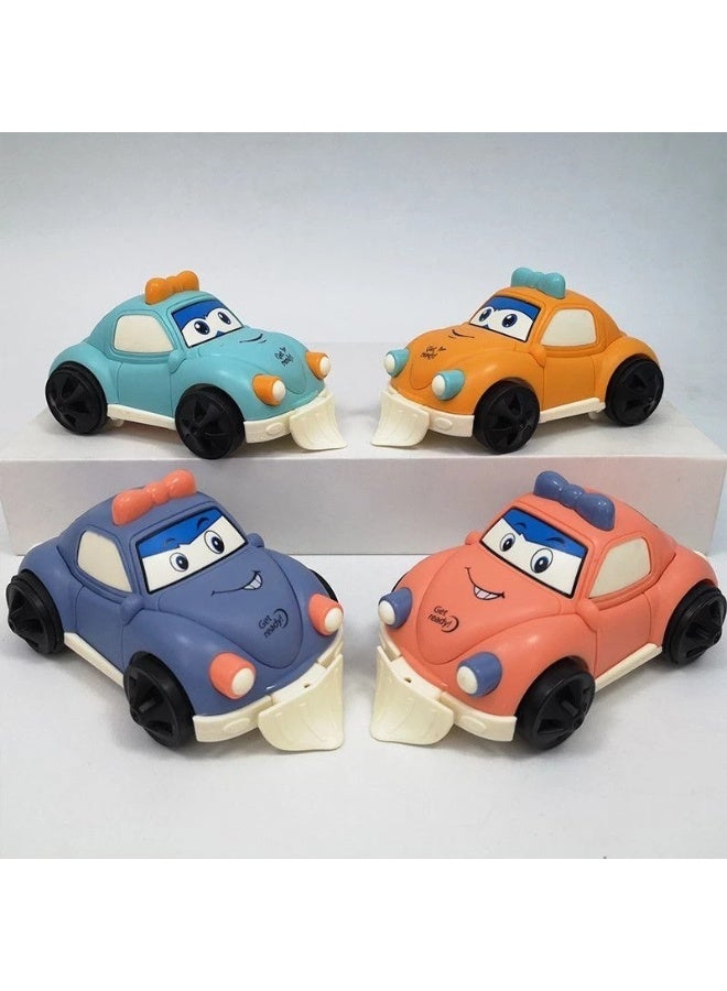 Unbreakable Cartoon Robot Car – Push & Pull Mini Transforming Racing Toy for Kids, Friction Powered, Educational Toy for Boys & Girls  - Image 2
