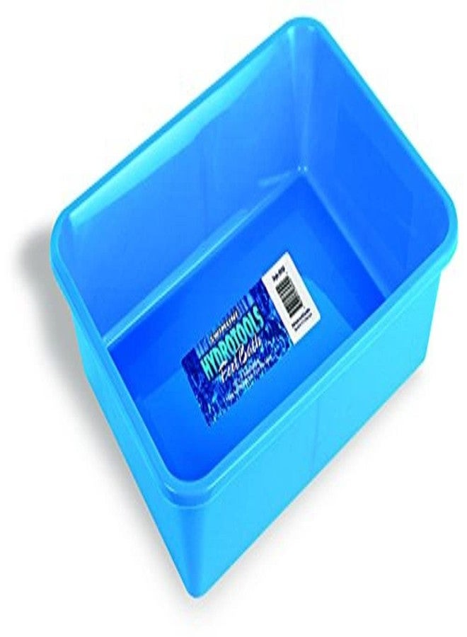 SWIMLINE HYDROTOOLS Plastic-Molded Footbath - Soaking Tray for Washing Feet Outdoors - Removes Sand & Dirt from House or Pool - Heavy-Duty Construction, Smooth Surface, Classic, Blue