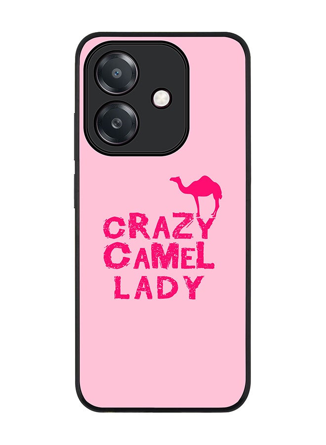 Stylizedd For Oppo A5i Case,Slim fit Camera Protection, Shockproof Thin Phone cover  - Crazy Camel Lady