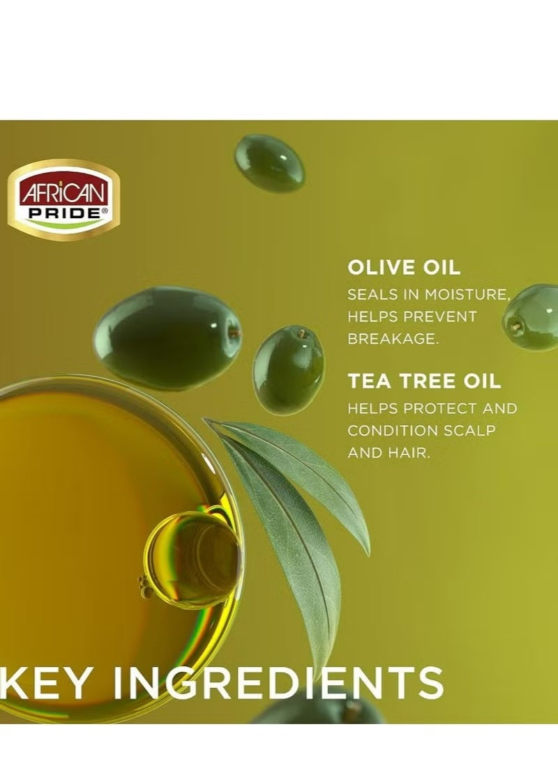African Pride Olive Oil Growth Sheen Spray – Healthy Shine, Moisture & Hair Growth Support – 226 g - Image 3