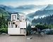 WFBHUAMisty Pine Forest Wallpaper Peel and Stick Foggy Mountain Scenery Self Adhesive Wall Mural for Living Room 157x108 - Image 2
