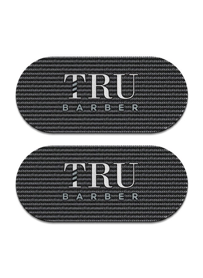 TRU BARBER Ru Barber Hair Grippers® For Men And Women Salon And Barber Hair Clips For Styling Sectioning Cutting And Coloring Nonslip Grips Hair Holder (Black/White)  - Image 1