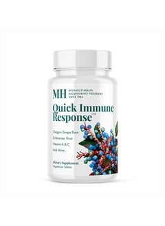 Health Naturopathic Programs Quick Immune Response - 120 Vegetarian Tablets - Immune System Support - with Vitamin A, Vitamin C & Zinc - 40 Servings
