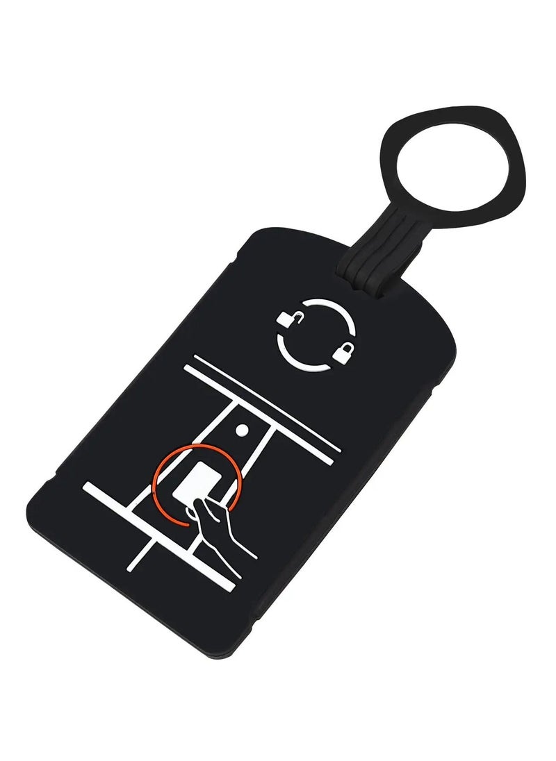SYOSI - Key Card Holder for Tesla Model Y Silicone Protector Key Chain for Tesla Model 3 Model Y Accessories - Image 1