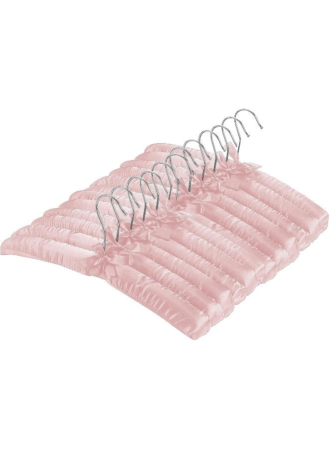 Zober Non-Slip Satin Padded Clothes Hangers With Silver Hook - Image 4