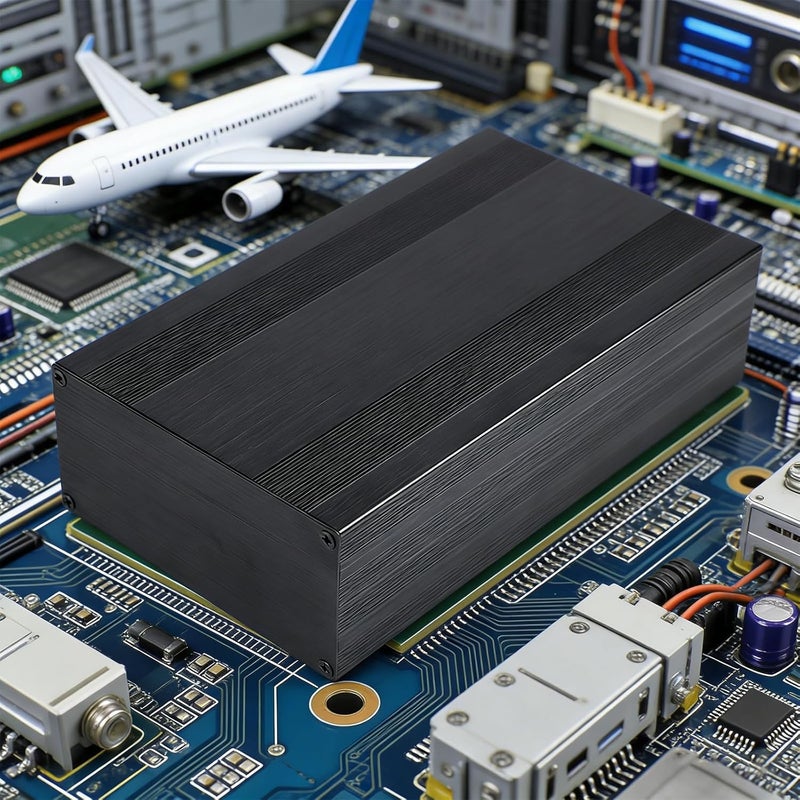 Easy Install Split Aluminum Electronic Case with Two Protective Plates for Secure Housing in Multiple Dimensions Multiple Measurements - Image 5