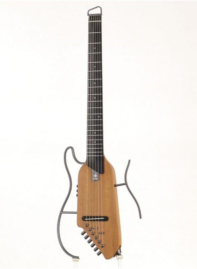Donner - Donner HUSH-I Silent Acoustic-Electric Headless Guitar, Mahogany - Image 1