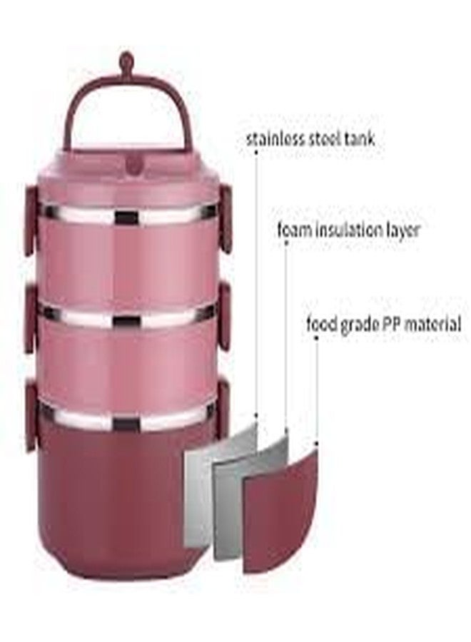 Gcrox Vega 3 Insulated Food Container with Attractive Spoon - Airtight Leak-Proof Lunch Box for Office, School, Picnic - Image 4