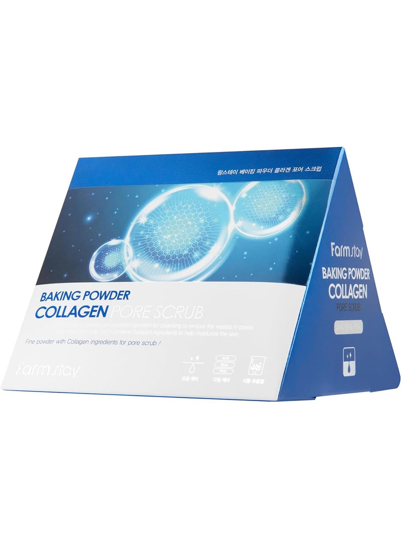 Farm Stay FARMSTAY Baking Powder Collagen Pore Scrub, 25 Pcs (0.24 oz) - Image 1