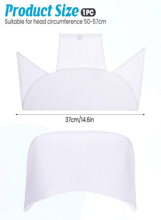 Xelsluthe Nurse Hat, Nursing Cap, Nurses Cap Costume with 10 Pins for Nursing School Graduation Party Cosplay Halloween Dress Up, White - Image 2