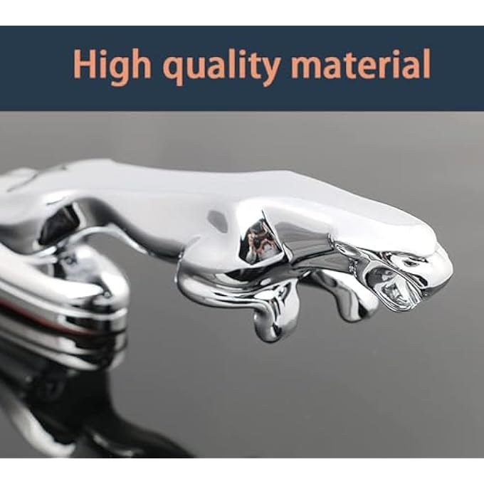 For Jaguar 3D Emblem Car Logo Front Vehicle Hood Ornament Cover Chrome Eagle Badge Accessories For Jaguar Xf Xj Xe Xk Xkr Xfl Xjs E Accessories - Image 5