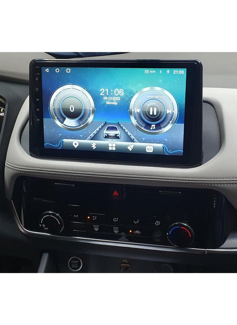 Android Screen For Nissan X Trail 2021-2023 Xtrail 4GB RAM Support Apple Carplay Android Auto Wireless Fast Interface AHD Camera Included SIM Card Support Bluetooth Built-in DSP