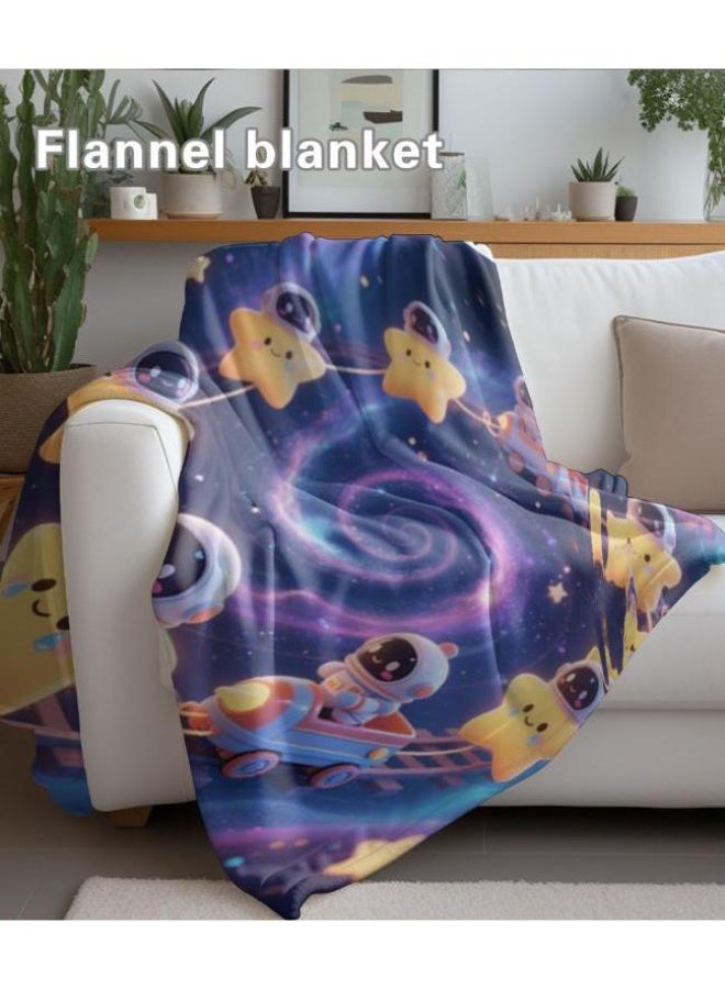 عام Wisdom Fairy (أحدث) بطانية رقيقة من الفانيلا (دافئة ومريحة، ومناسبة للنوم، واستخدام اللعبة، وإزالة الغبار والرمل) 150 سم * 200 سم - 104 - Image 4