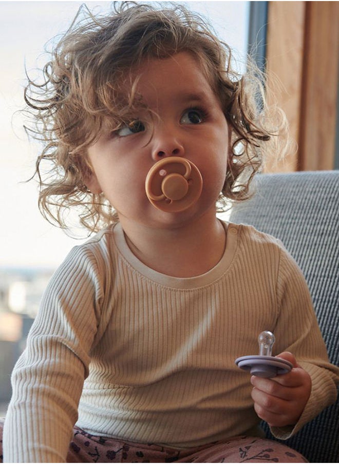 Mininor - Round Pacifier Latex 0M Soft Rabbit - Image 1