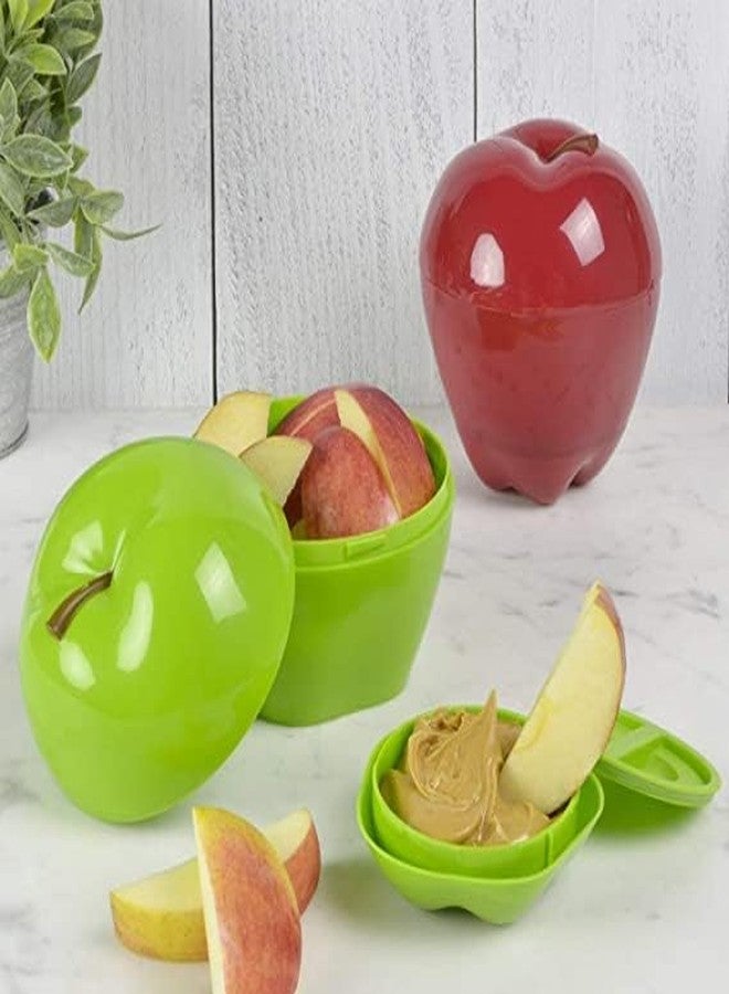 Magic Providers 1 Apple Box Storage Case Cover | For Kids School, Picnic | For Travel, Office | Multicolor Apple Cover Case | Especially For Navratri Kanjak Purposes | Kanjak Box - Image 1