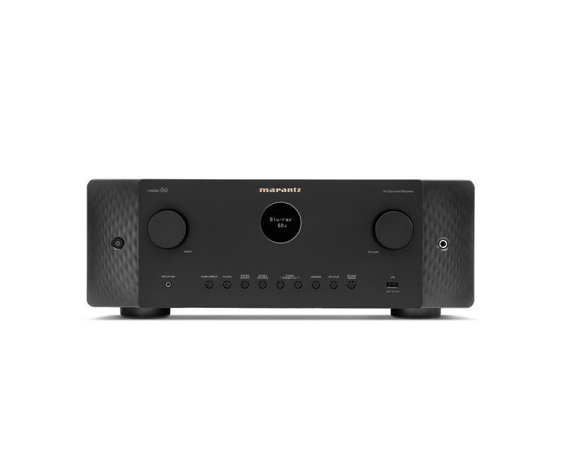 Marantz CINEMA 60 Premium 7.2‑Channel 100W 8K AV Receiver with Dolby Atmos, DTS:X, HEOS™, and 6 HDMI Inputs – Black - Image 1