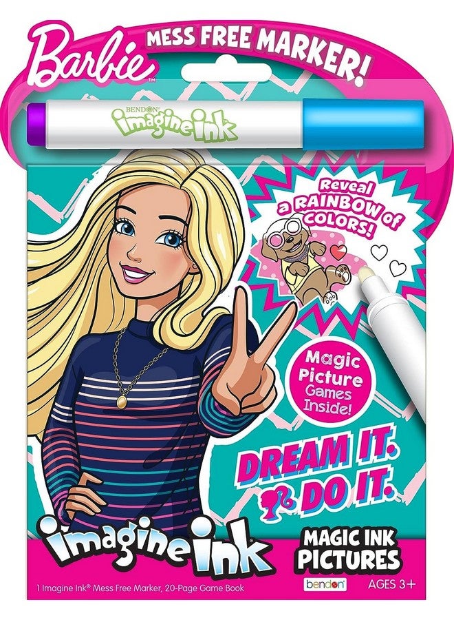 Bendon Barbie Coloring Books Activity Super Set Bundle with Imagine Ink Coloring Book, Stickers and More (Barbie Party Supplies) - Image 4