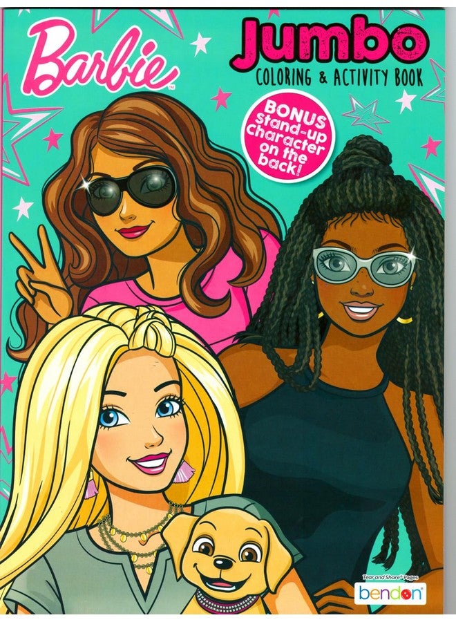 Bendon Barbie Coloring Books Activity Super Set Bundle with Imagine Ink Coloring Book, Stickers and More (Barbie Party Supplies) - Image 3