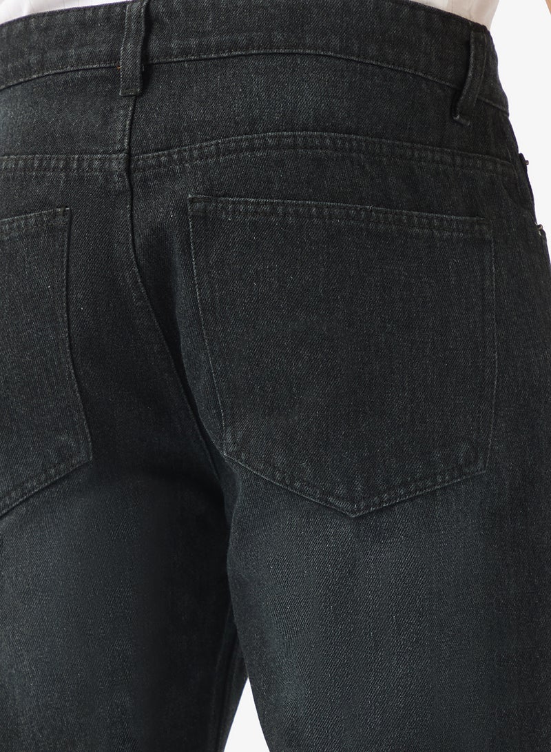 سفنتي فايف جينز بقصة مستقيمة - Image 5