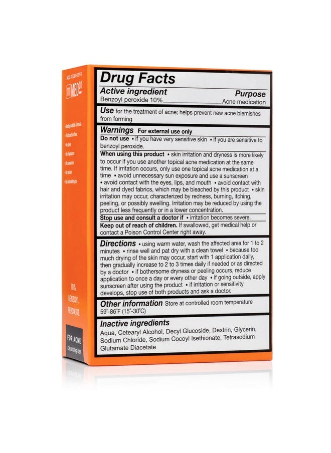 111MedCo - 111MedCo 10% Benzoyl Peroxide Acne 4oz. Medicated Soap Bar - Image 1