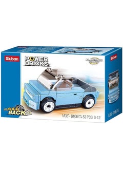 Sluban Power Bricks Series - Cyan Electric Vehicle Building Blocks 53 PCS 
