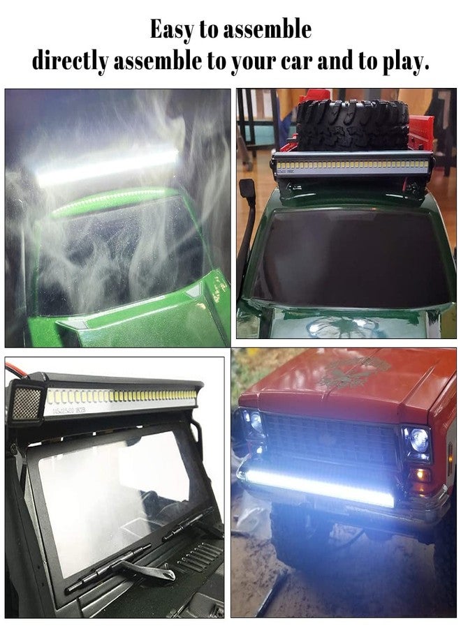 OGUNKE Globact Super Bright RC LED Light bar Roof LED Lamp Kit 36 LED Light Bar for Traxxas TRX-4 SCX10 90027 SCX10 II 90046 RC4WD D90 1/10 RC Rock Crawler Car - Image 4