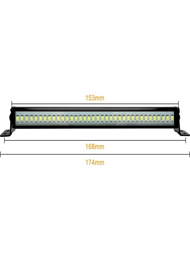 OGUNKE Globact Super Bright RC LED Light bar Roof LED Lamp Kit 36 LED Light Bar for Traxxas TRX-4 SCX10 90027 SCX10 II 90046 RC4WD D90 1/10 RC Rock Crawler Car - Image 3