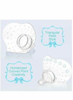 XiuWoo Nipple Shield,Premium Contact Nippleshield, Assist Perfect for Nursing Mothers with Inverted  Sore Nipple with Carrying Case for Breastfeeding Mothers, Non-Toxic, Made Without BPA  - Image 4