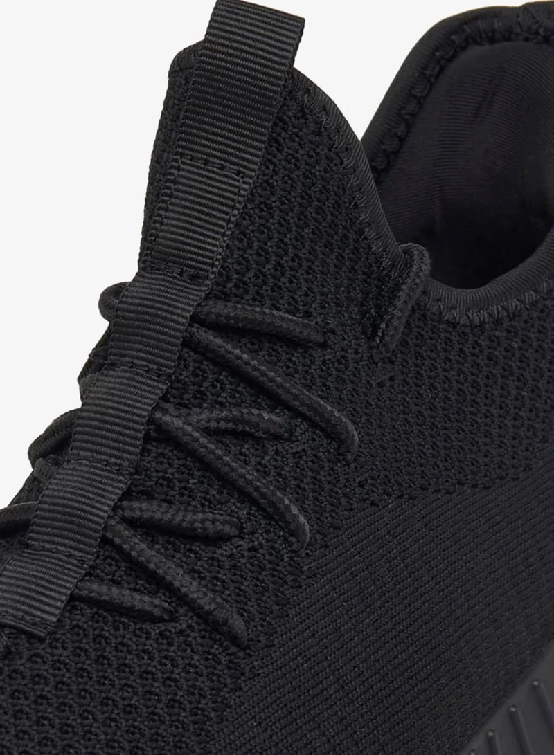 Oaklan by Shoexpress BLACK Women's Textured Sports Shoes With Lace-Up Closure for Women | Best Price UAE