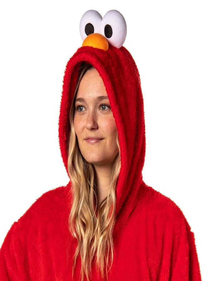 Intimo Sesame Street Unisex Costume Union Suit One Piece Pajama Outfit (Elmo, Adult, XX-Large/XXX-Large) - Image 3