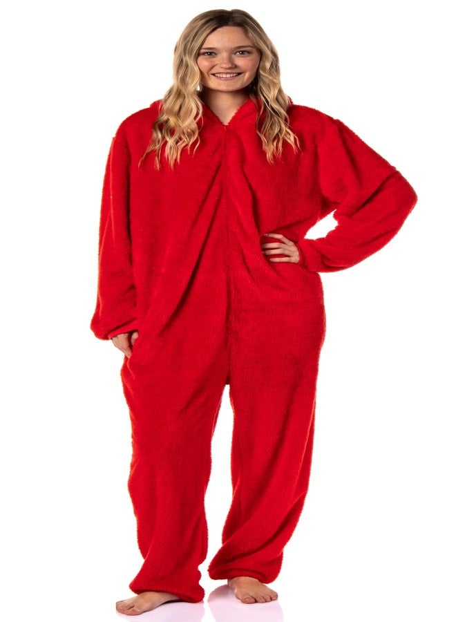 Intimo Sesame Street Unisex Costume Union Suit One Piece Pajama Outfit (Elmo, Adult, XX-Large/XXX-Large) - Image 5