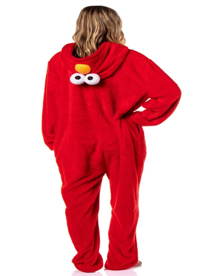 Intimo Sesame Street Unisex Costume Union Suit One Piece Pajama Outfit (Elmo, Adult, XX-Large/XXX-Large) - Image 4