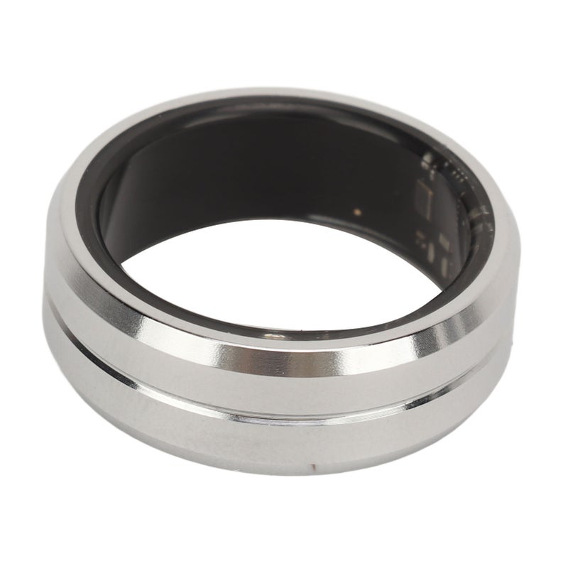 Smart Ring Silver IP68 Waterproof Pedometer Sleep Fitness Monitoring Remote Control Photo Taking Smart Health Tracker Ring No. 8 - Image 4