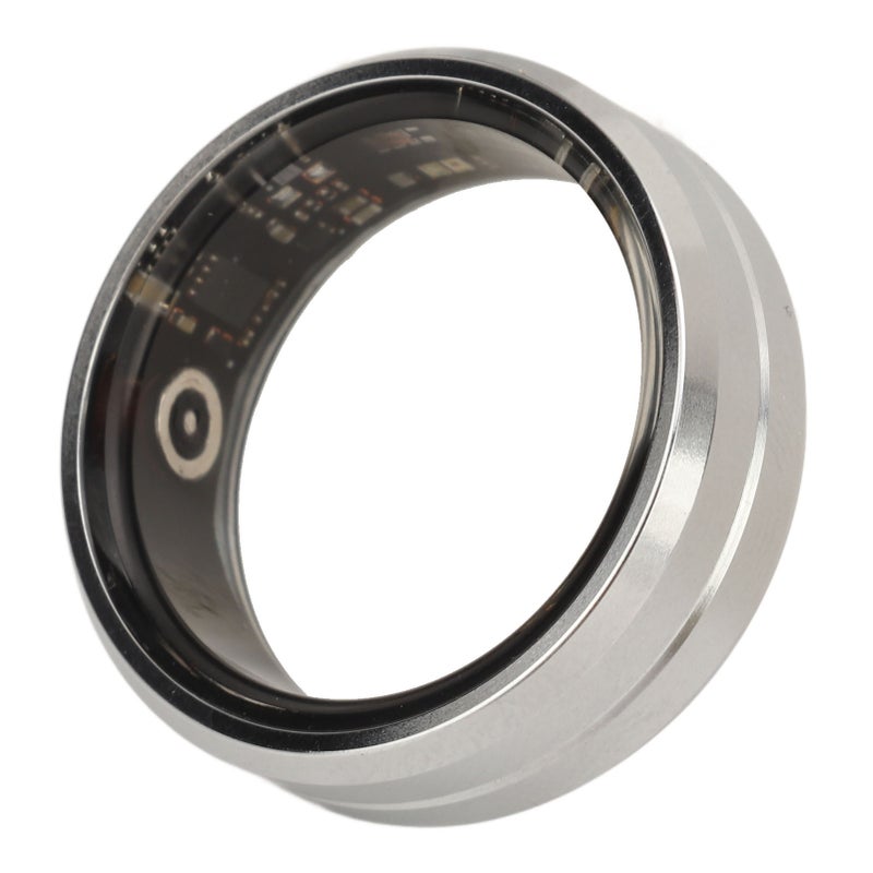 Smart Ring Silver IP68 Waterproof Pedometer Sleep Fitness Monitoring Remote Control Photo Taking Smart Health Tracker Ring No. 8 - Image 2