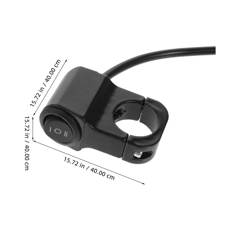 Motorcycle Aluminum Alloy Headlight Switch 2pcs Handlebar Toggle Control Universal - Image 3