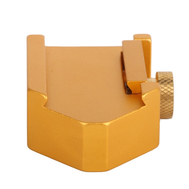 Aluminum Alloy Ruler Locator for Steel Rulers 30mm x 2mm - 45 Degree Line Scribe Guide - Adjustable Block for Woodworking - Image 2
