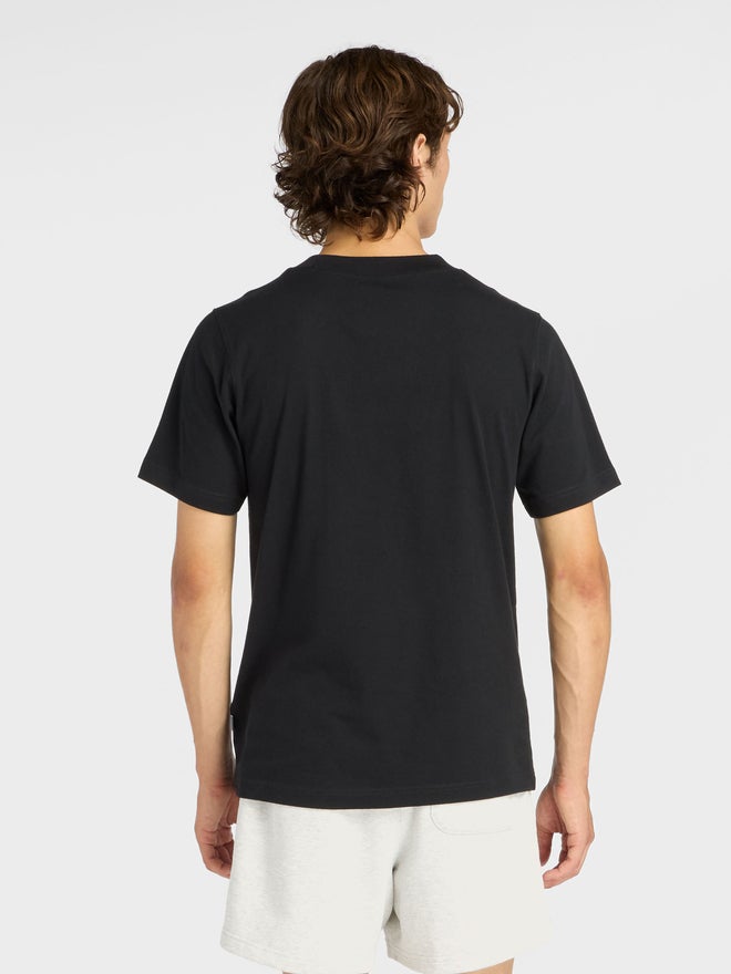 New Balance Black Graphic Print Cotton T-Shirt - Image 3