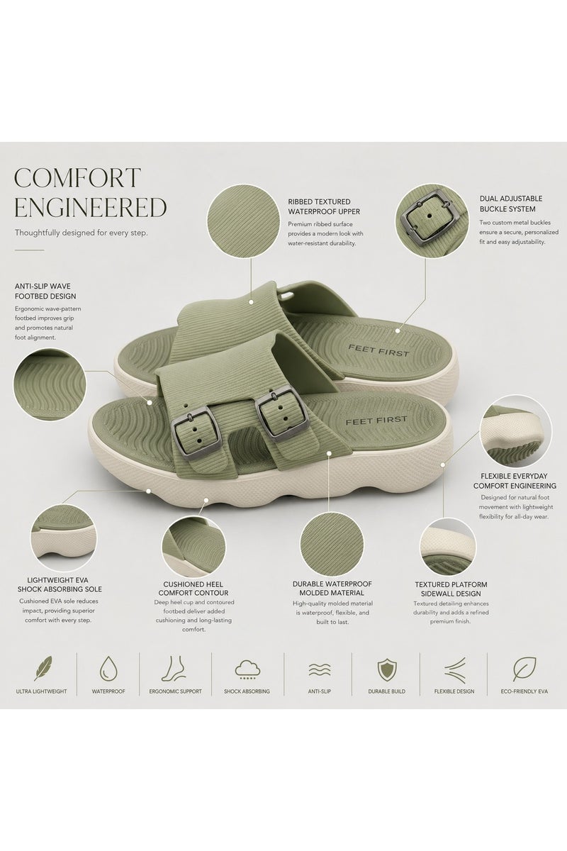 Feet First Casual Everyday Comfort Sandals - Image 2