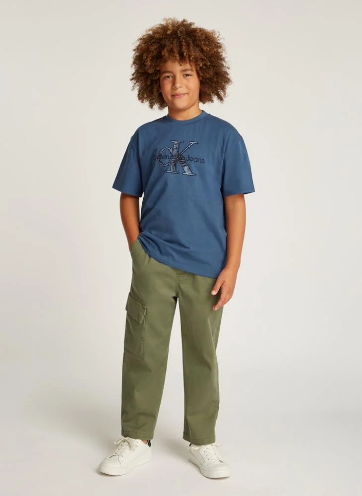 كالفن كلاين جينز Youth Graphic Logo T-Shirt