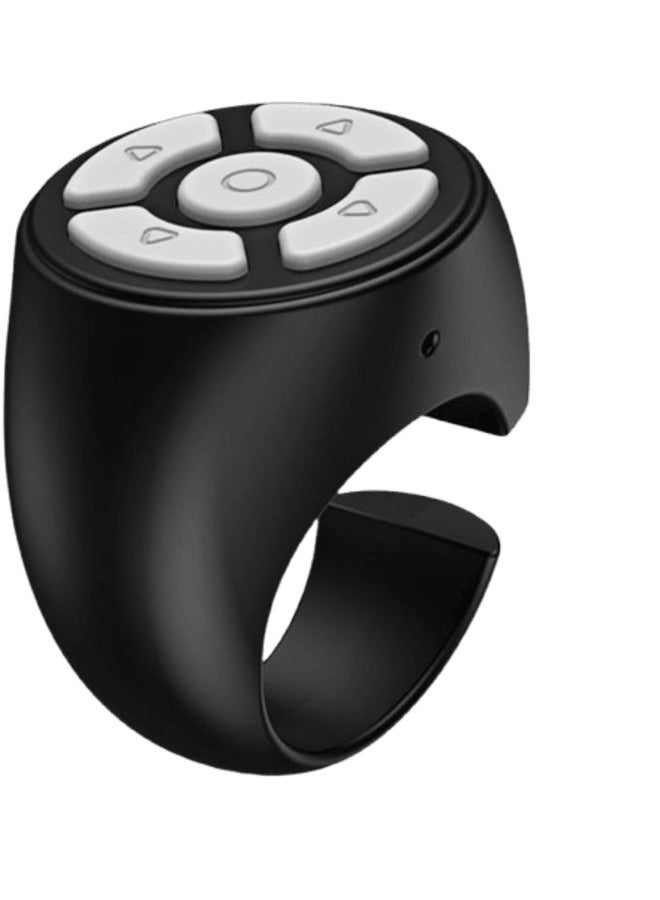 أداة النقر على الصفحة، جهاز التحكم عن بعد | جهاز تحكم عن بعد لغلق الإصبع لاسلكيًا، وحدة تحكم للهاتف المحمول غير لامعة لتسجيل الفيديو، والسفر، والسيارة، والتخييم - Image 1