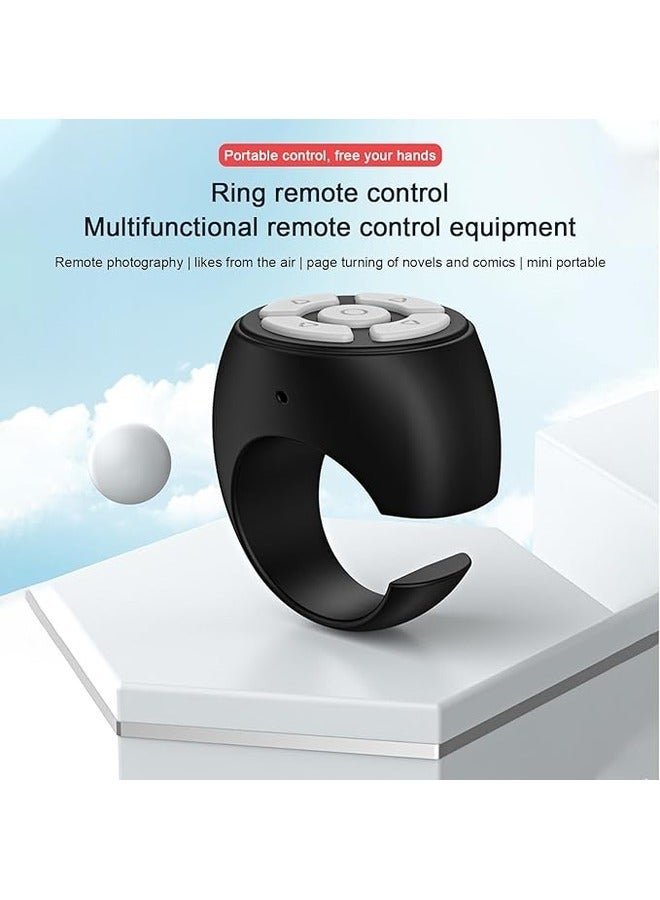 أداة النقر على الصفحة، جهاز التحكم عن بعد | جهاز تحكم عن بعد لغلق الإصبع لاسلكيًا، وحدة تحكم للهاتف المحمول غير لامعة لتسجيل الفيديو، والسفر، والسيارة، والتخييم - Image 3